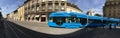 Tram panorama in Zagreb